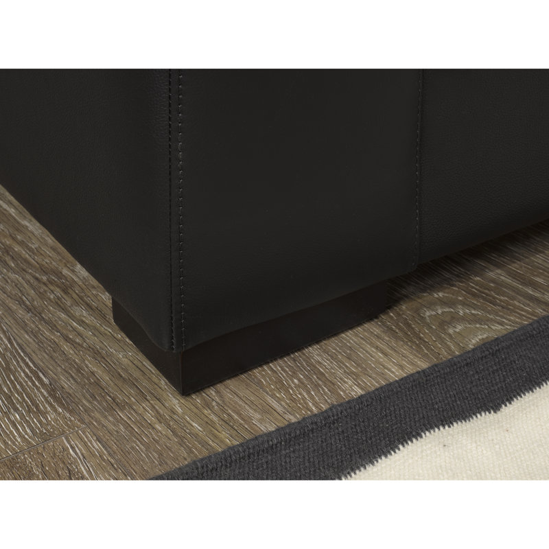 Latitude Run® Yeprad Top Grain Leather Tufted Sectional Sofa Right